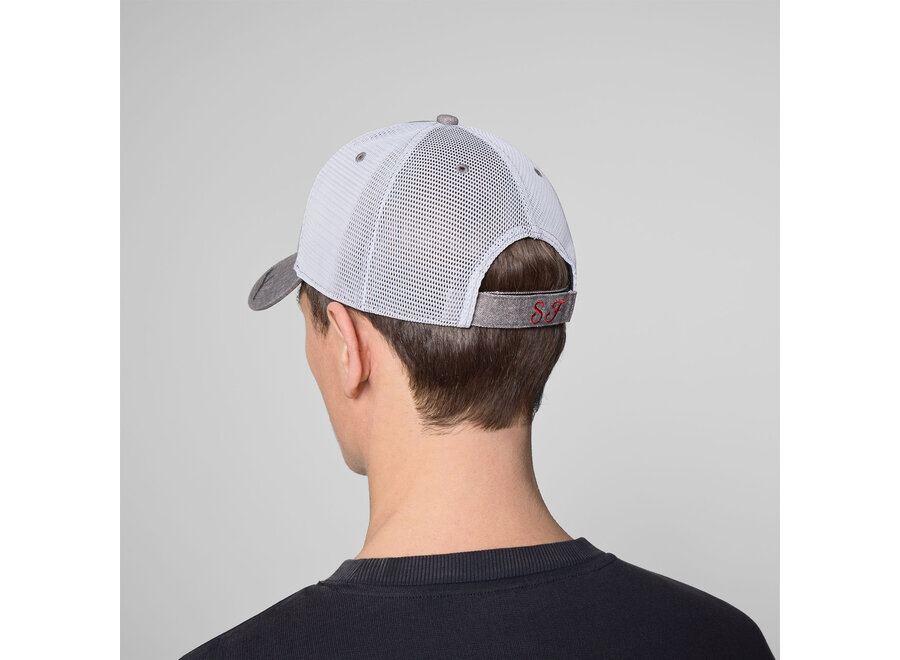 Ferrari Trucker Cap Grey Dawn 2025