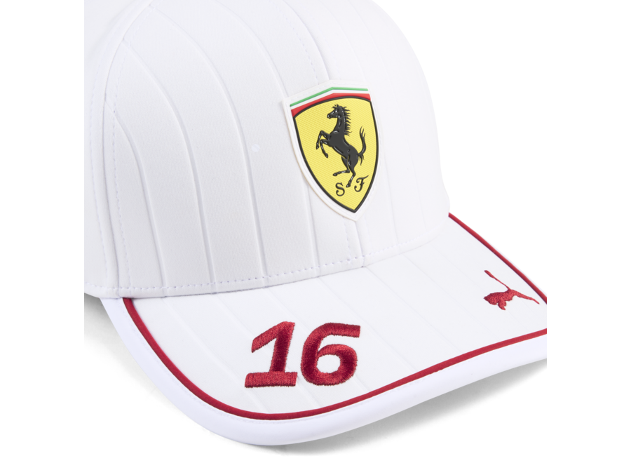 Ferrari Charles LeClerc Special Edition Cap weib 2025