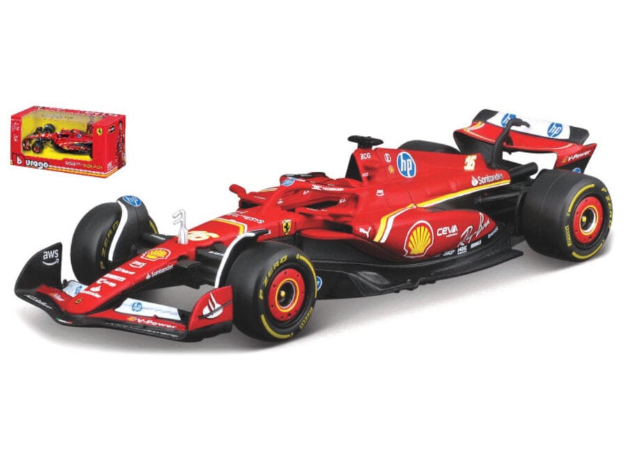 Ferrari SF-24 #16 CHARLES LECLERC F1 2024 Burago 1:43
