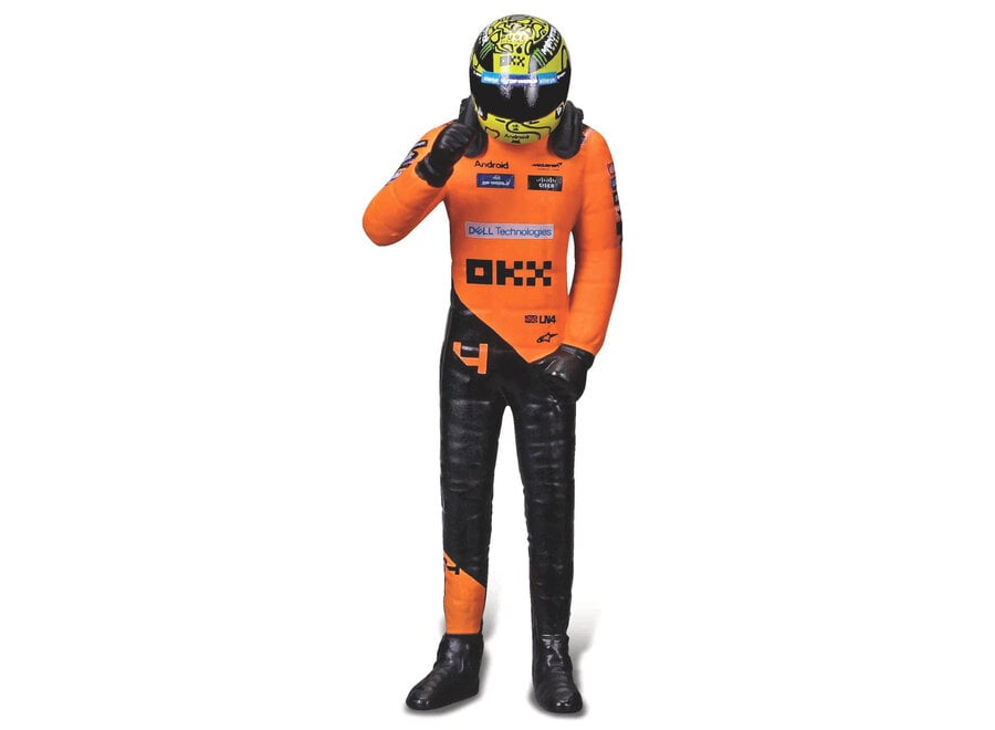 Mclaren MCL38 #4 LANDO NORRIS 2024 With figure burago 1:43