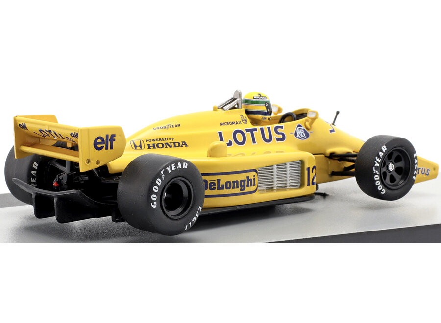 ATLAS Lotus 99T #12 AYRTON SENNA WINNER MONACO GP FORMUL 1 1987