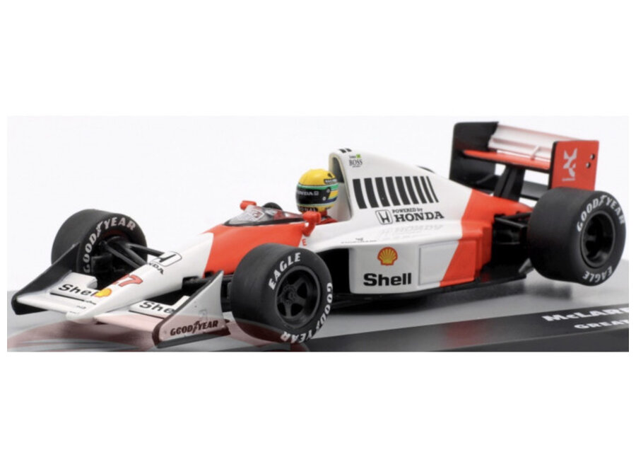 ATLAS Mclaren MP4/5B #27 AYRTON SENNA GREAT BRITAIN GP 1990