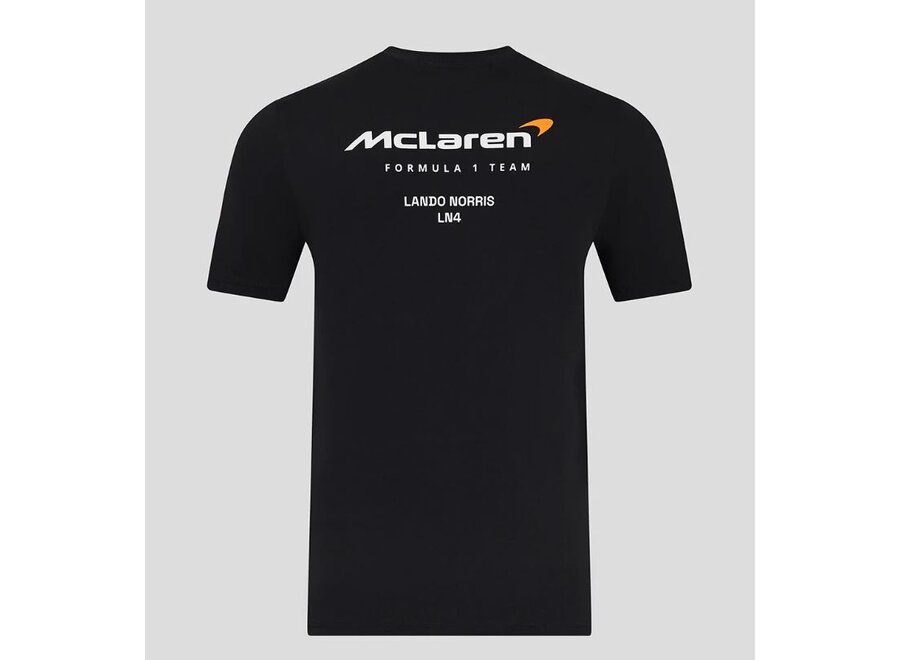 Mclaren Core Lando Norris T-shirt Zwart 2025
