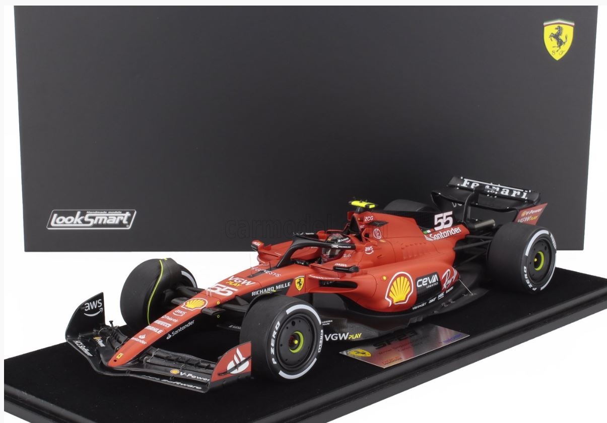ルックスマート1/18 Ferrari SF-23 Carlos Sainz Ferrari SF-23 Carlos Sainz Monza Grand Prix 2023 1:18