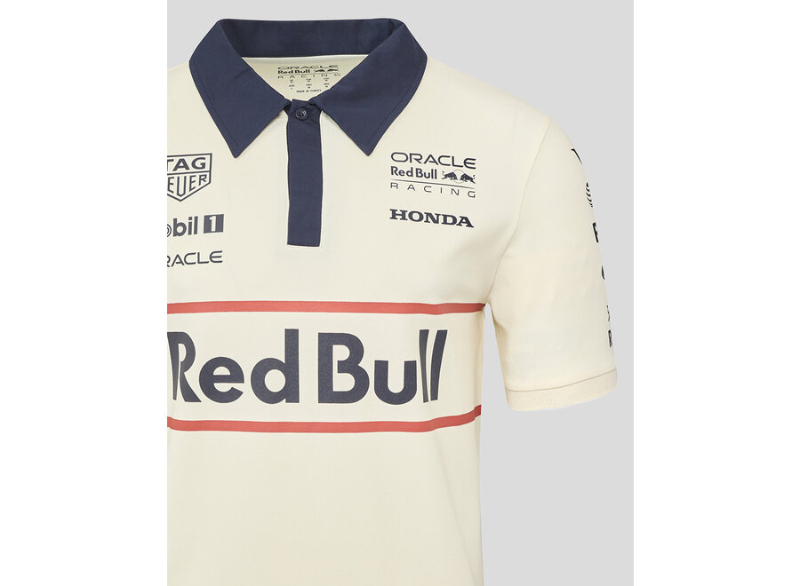 Red Bull Racing Heritage Polo Beige 2025