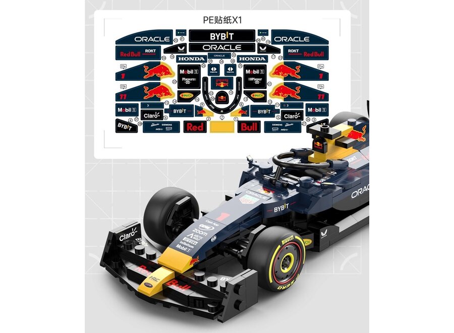 RASTAR Oracle Red Bull Racing RB19 1:24 racecar bouwstenen – Max Verstappen
