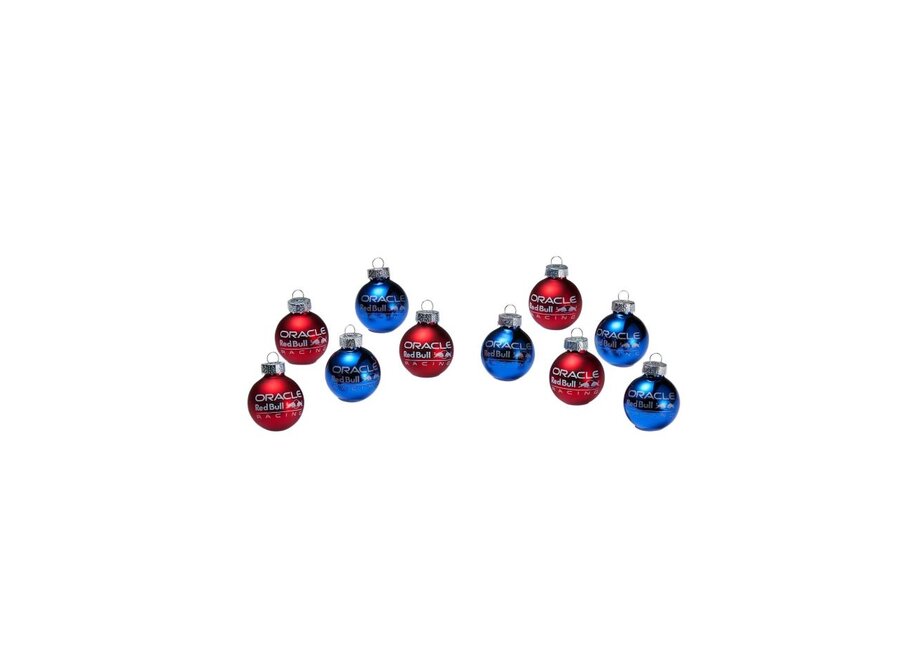 Red Bull Racing Christmasball set 10 pcs