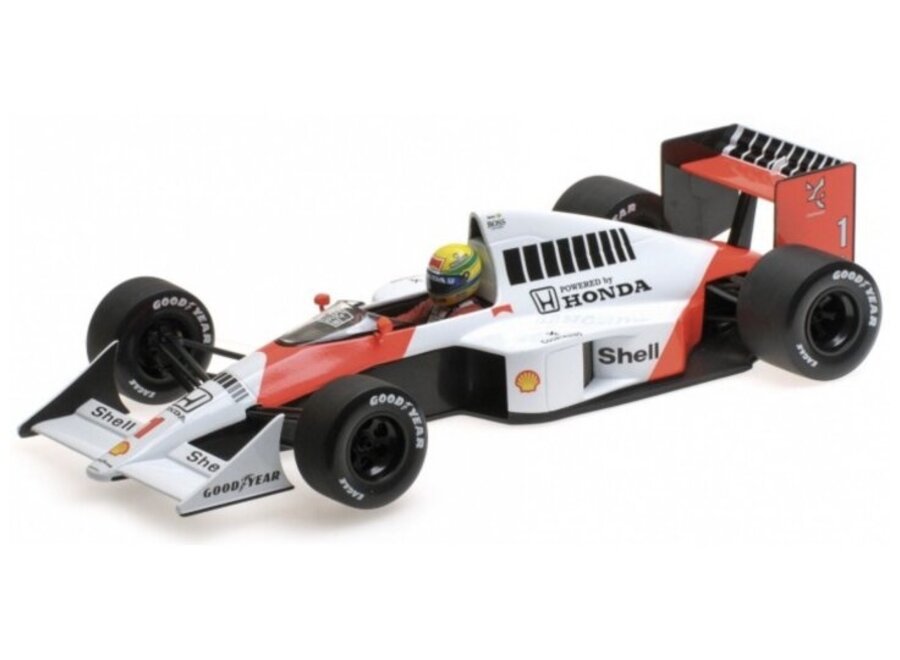 ATLAS Mclaren Honda MP4/5 #1 Ayrtpn Senna Germany GP 1989 1;43