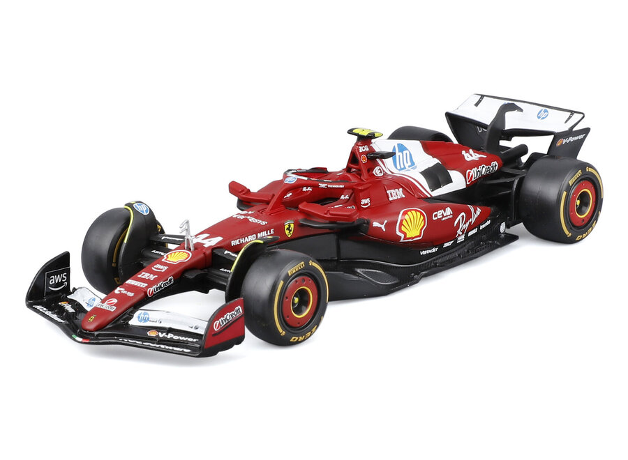 Lewis Hamilton Ferrari SF-25 #44 Burago Season car 2025