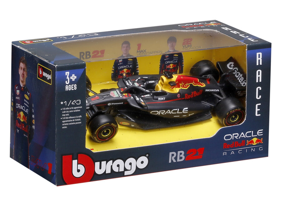 Max Verstappen  Red Bull RB21 #1 Burago Season car 2025 1:43