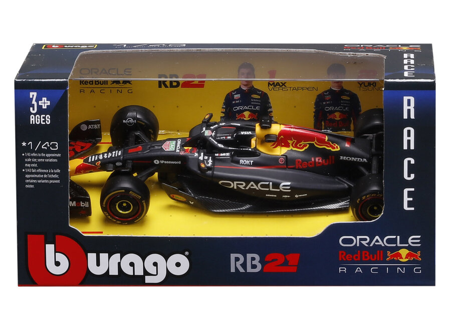 Max Verstappen  Red Bull RB21 #1 Burago Season car 2025 1:43