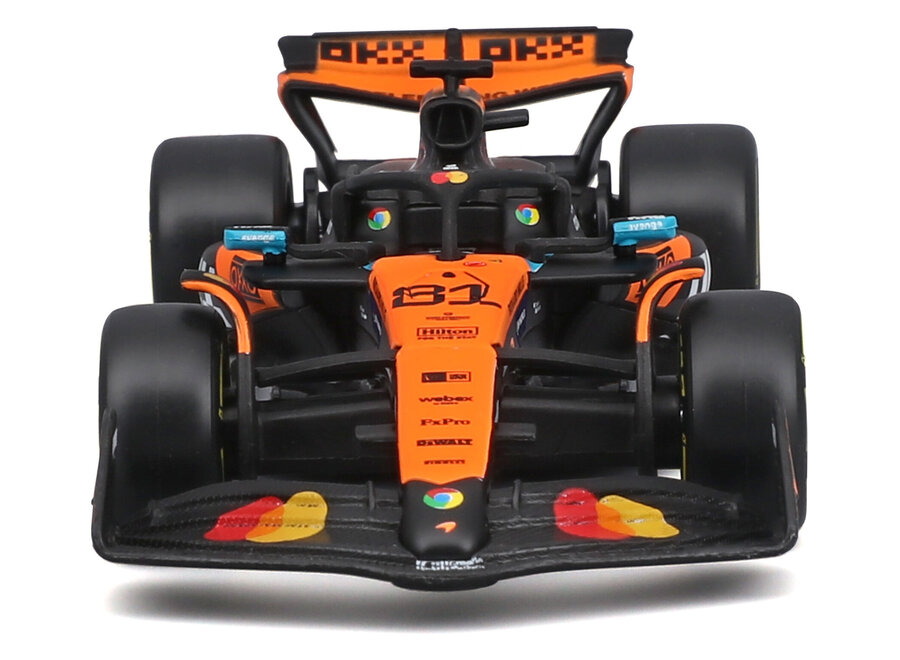 Oscar Piastri Mclaren MCL39 #81 Burago Season car 2025 1:43