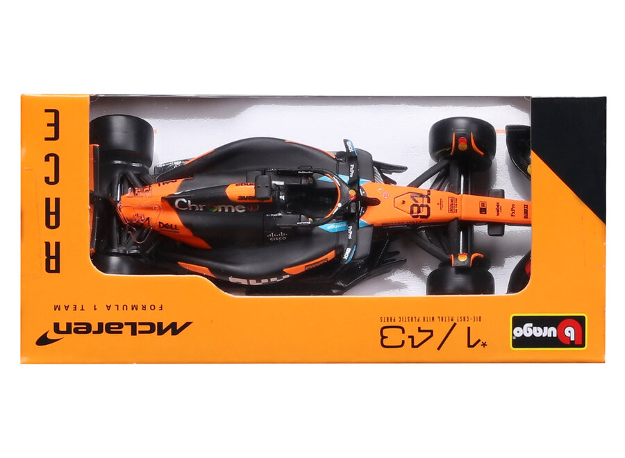 Oscar Piastri Mclaren MCL39 #81 Burago Seizoenscar 2025 1:43