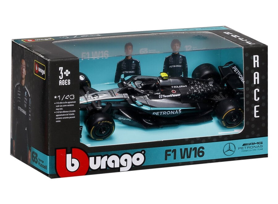 Kimi Antonelli Mercedes Benz AMG W16 #12 - Season car 2025 - 1:43