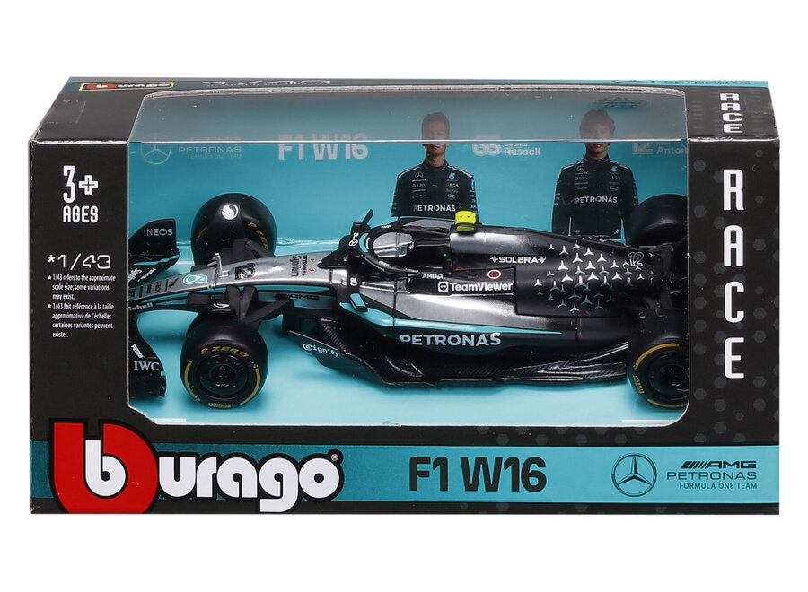 Kimi Antonelli Mercedes Benz AMG W16 #12 - Season car 2025 - 1:43