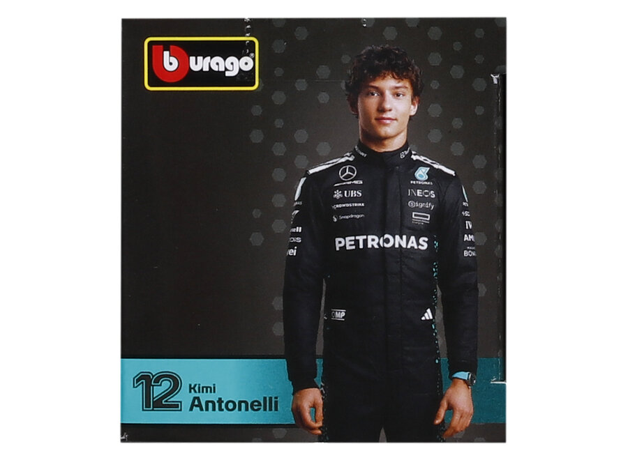 Kimi Antonelli Mercedes Benz AMG W16 #12 - Season car 2025 - 1:43