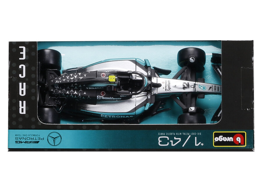 Kimi Antonelli Mercedes Benz AMG W16 #12 - Seizoenscar 2025 - 1:43