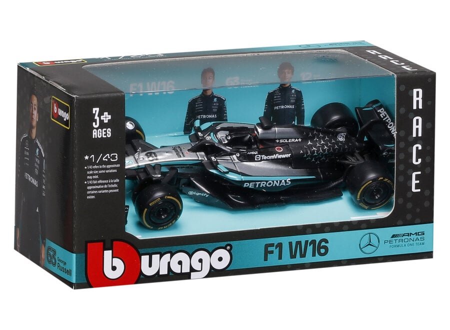 George Russel Mercedes Benz AMG W16 #63 - Season car 2025 - 1:43