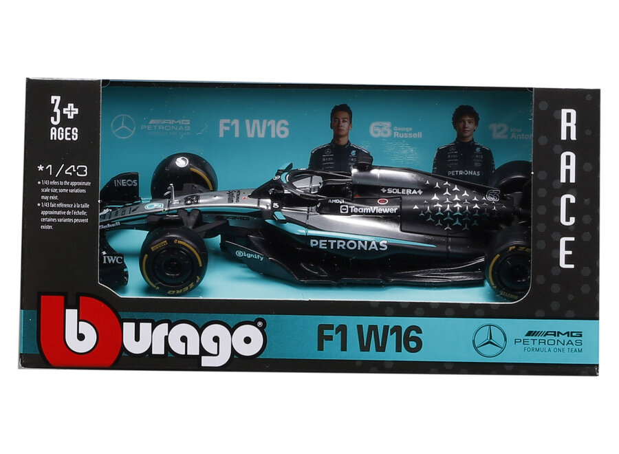 George Russel Mercedes Benz AMG W16 #63 - Season car 2025 - 1:43