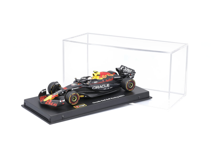 Yuki Tsunoda Red Bull RB21 #22 Burago Seizoenscar met helm en display 2025