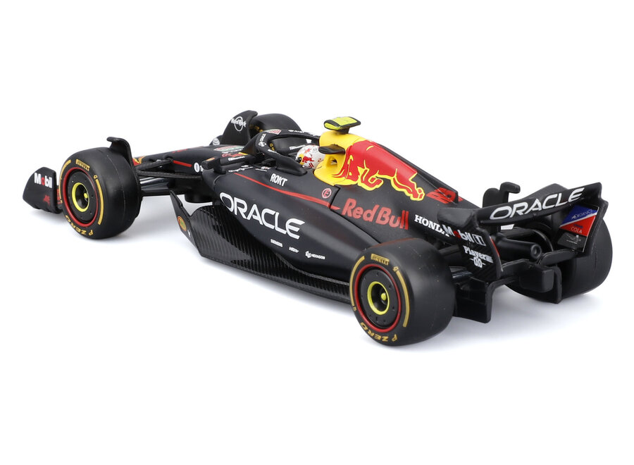 Yuki Tsunoda Red Bull RB21 #22 Burago Seizoenscar met helm en display 2025