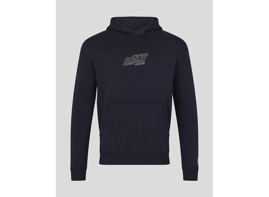 Max Verstappen Graphic Pixel Back Hoody Blauw 2026