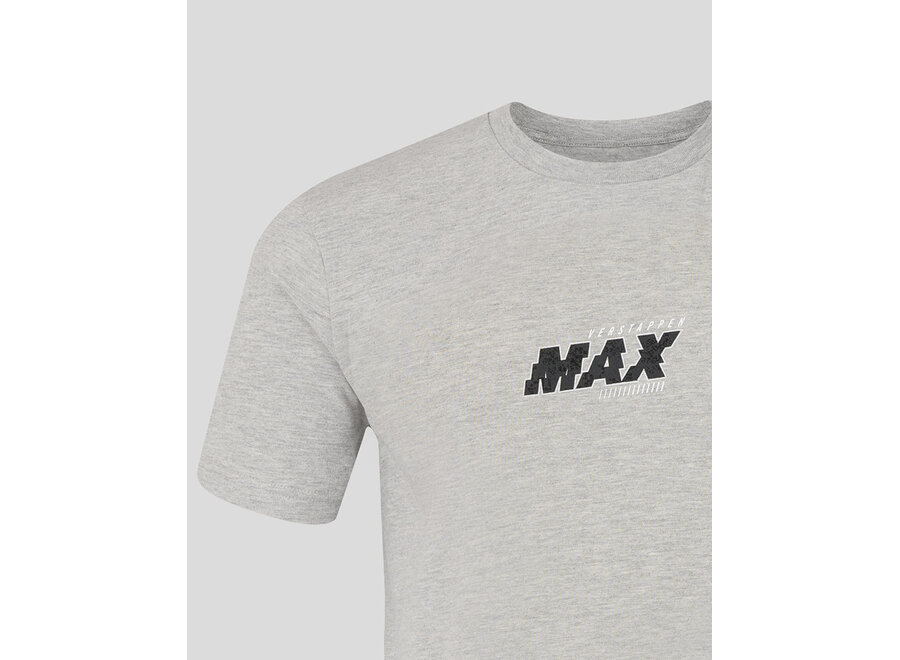 Max Verstappen Graphic Pixel Back Shirt Grijs 2026