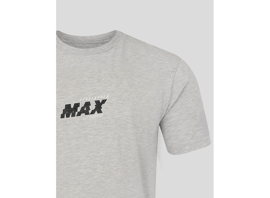 Max Verstappen Graphic Pixel Back Shirt Grijs 2026