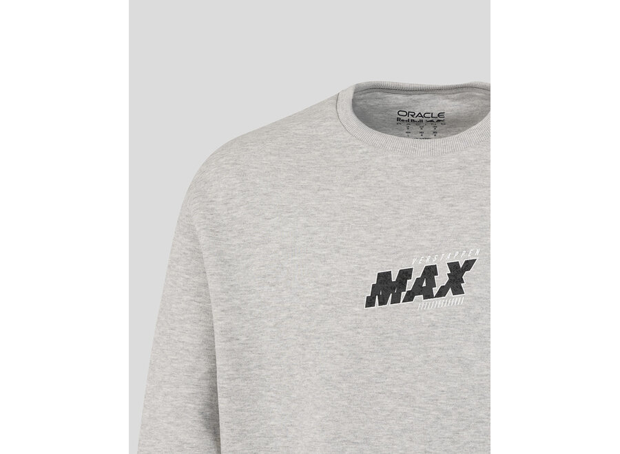 Max Verstappen Small Logo Trui Grijs 2026