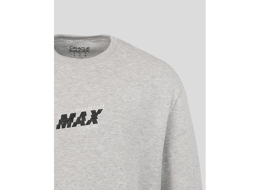 Max Verstappen Small Logo Trui Grijs 2026