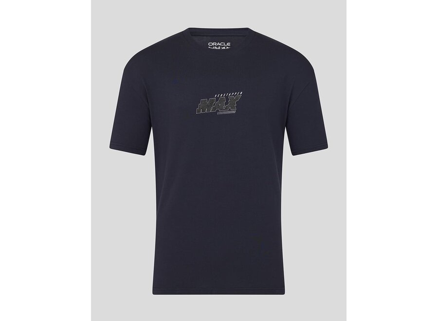 Max Verstappen Small Logo Shirt Blauw 2026