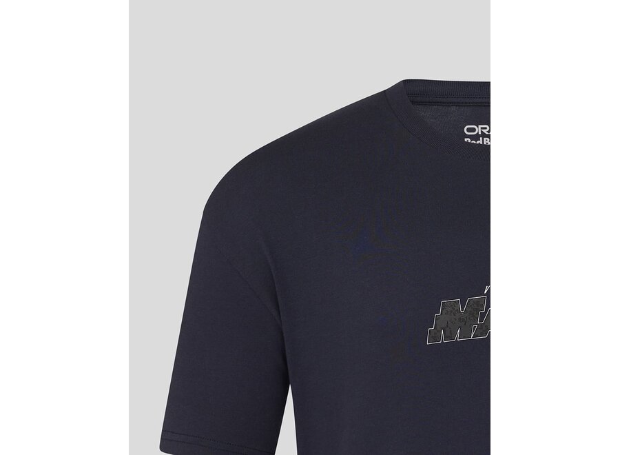 Max Verstappen Small Logo T-shirt Blauw 2026