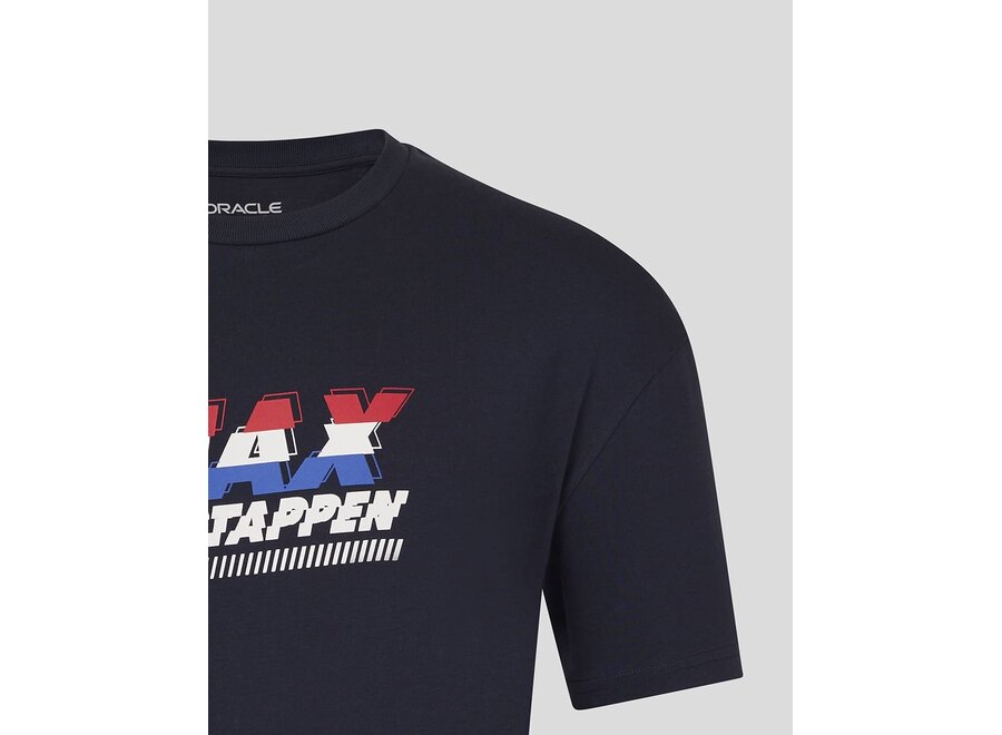 Max Verstappen Front Graphic T-shirt Blauw 2026