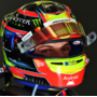 Oscar Piastri Mc Laren Mercedes mini helmet 2025 season 1:2
