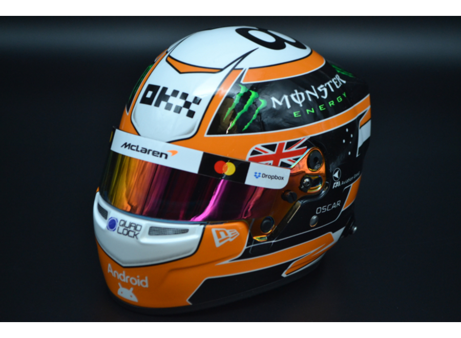 Oscar Piastri 2025 F1 Monaco GP Mini Helm 1:2