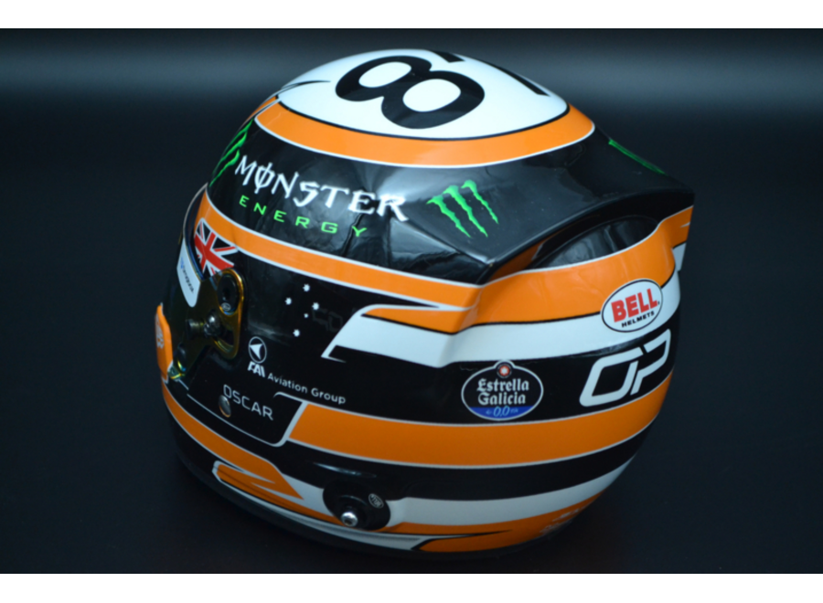 Oscar Piastri 2025 F1 Monaco GP Mini Helm 1:2