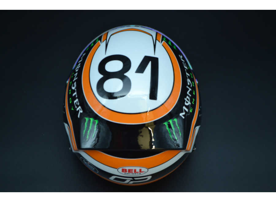 Oscar Piastri 2025 F1 Monaco GP Mini Helmet 1:2