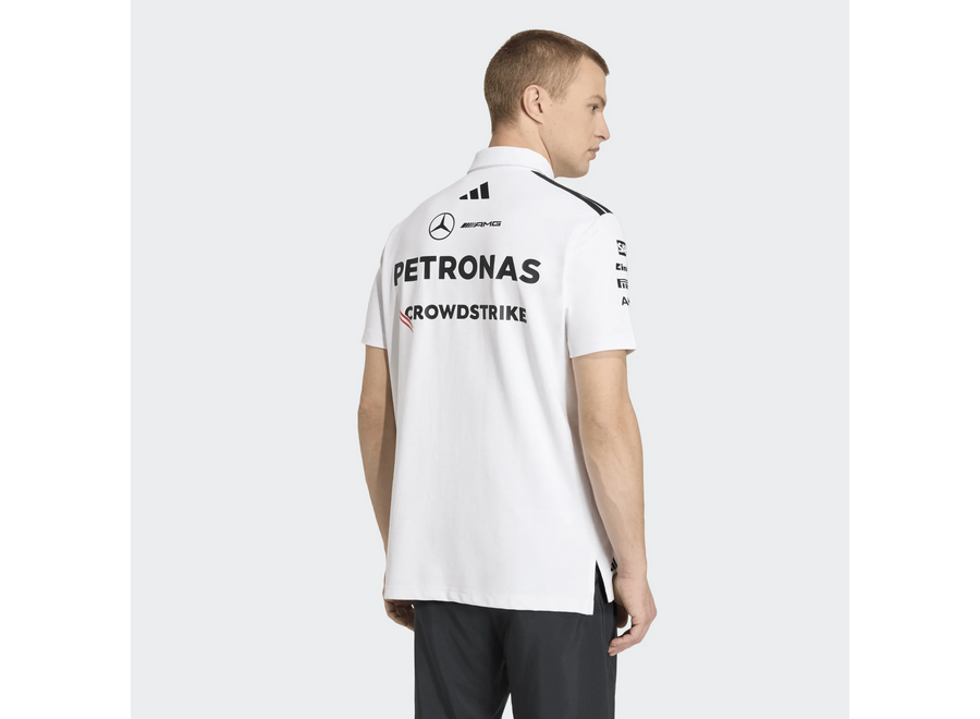 Mercedes Teamline Polo Wit 2026
