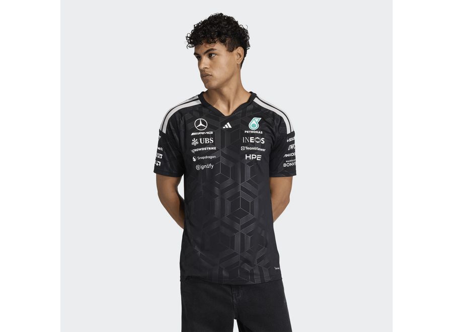 Mercedes Teamline Shirt Zwart 2026