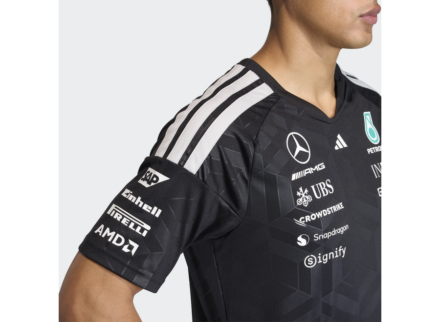 Mercedes Teamline Shirt Zwart 2026