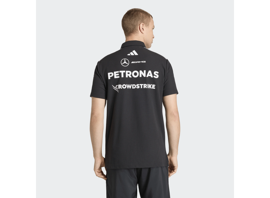 Mercedes Teamline Polo Zwart 2026