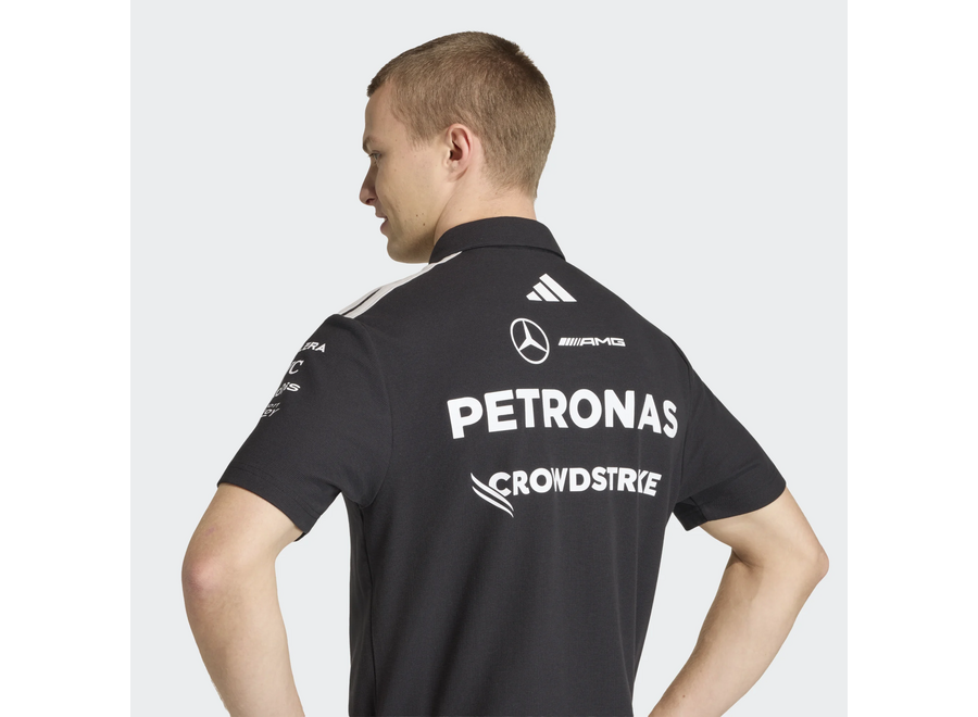 Mercedes Teamline Polo Zwart 2026