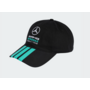 Mercedes Cap Stripes Zwart 2026