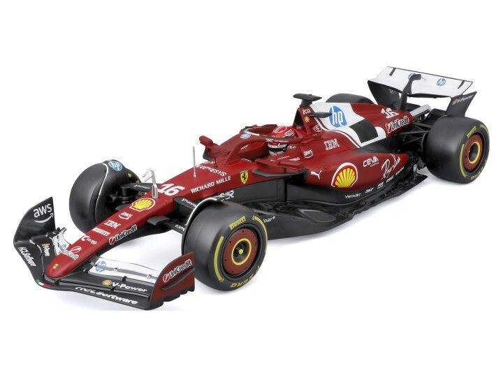 Charles Leclerc Burago SF-25 #16 1:18 - Ferrari - The Racing Store