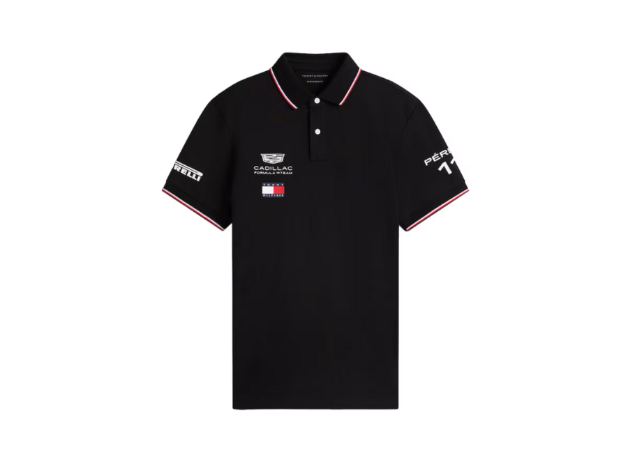 Cadillac F1  Sergio Perez Driver Polo Black  2026 - 11 - TH-