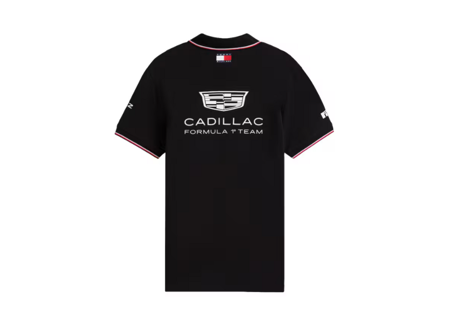 Cadillac F1  Sergio Perez Driver Polo Zwart 2026 - 11 - TH-