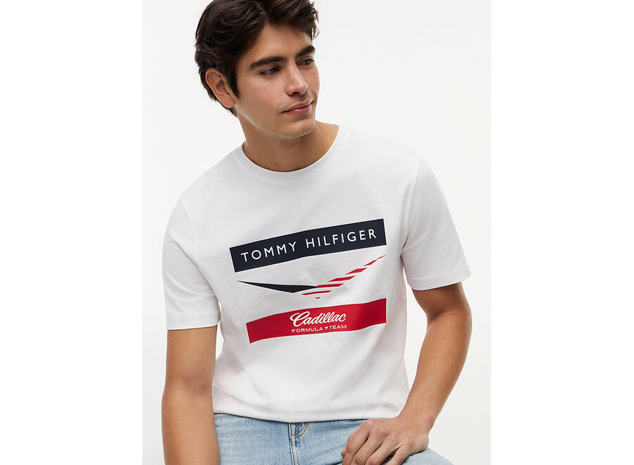 Cadillac Chevron Shirt White 2026