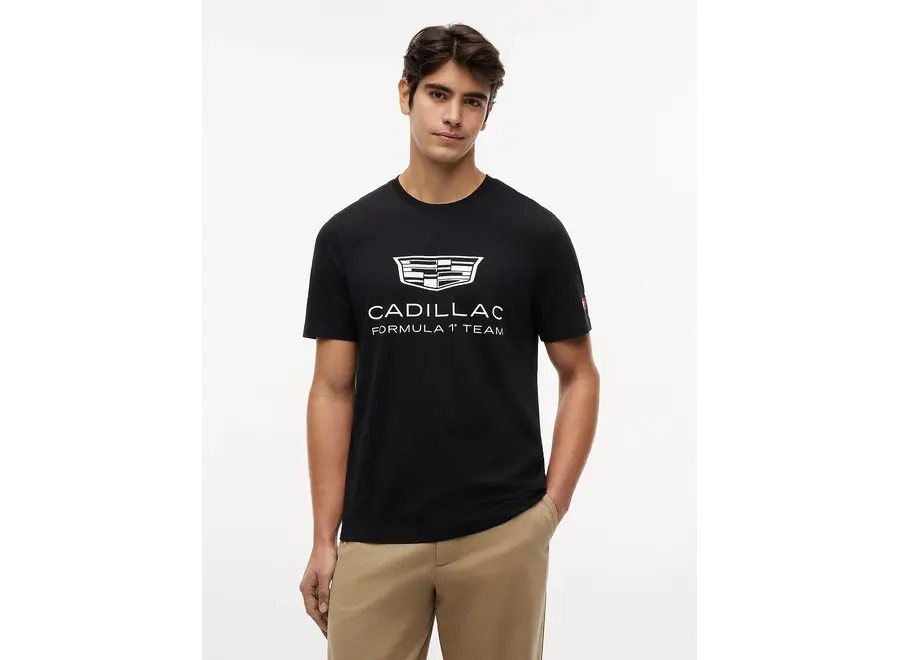 Cadillac Big Logo T-shirt Zwart 2026