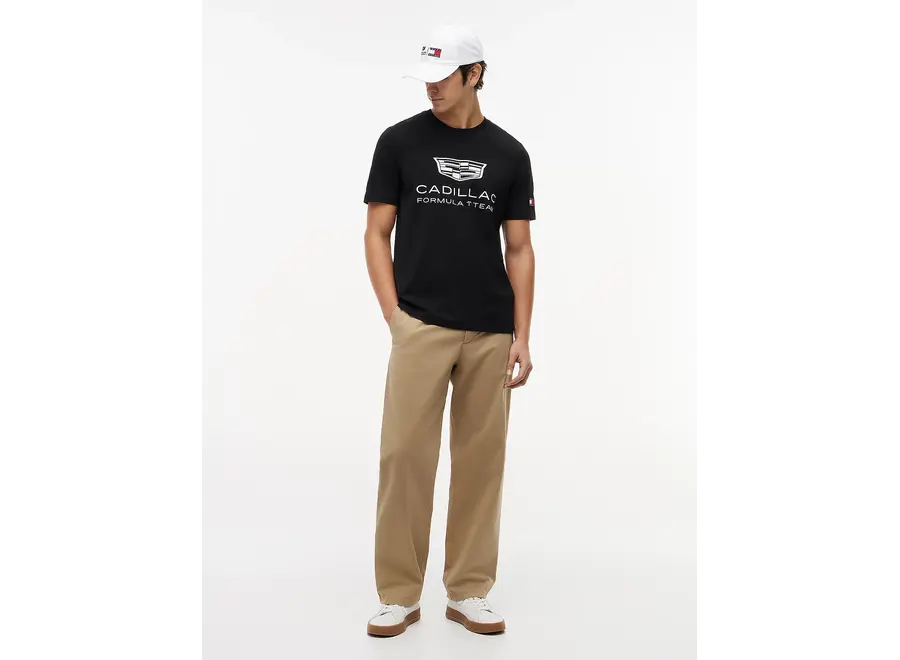 Cadillac Big Logo T-shirt Zwart 2026