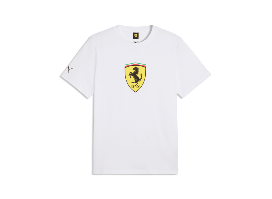 Ferrari Logo Shirt Wit 2026